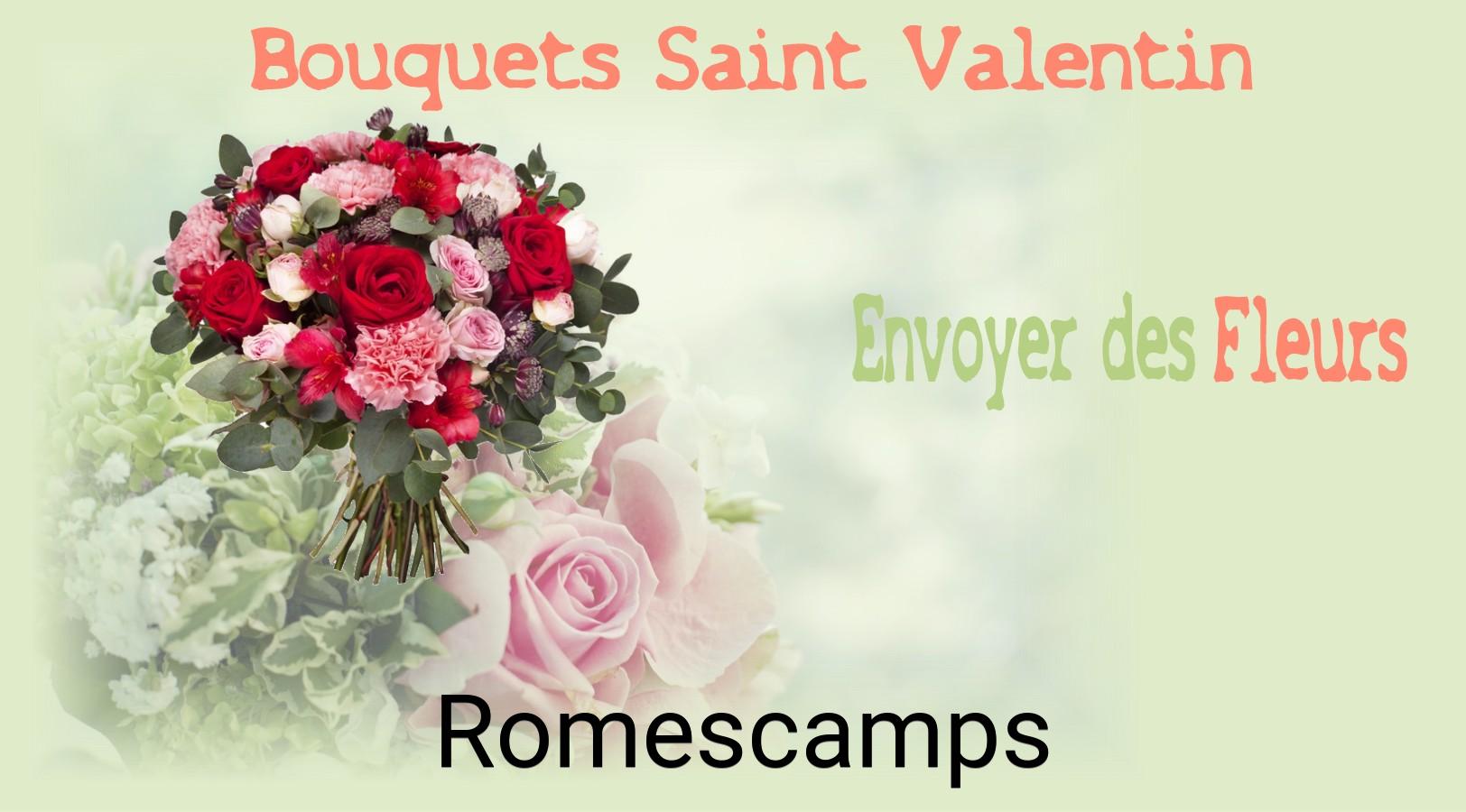 Roses de Saint-Valentin livrées à Romescamps
